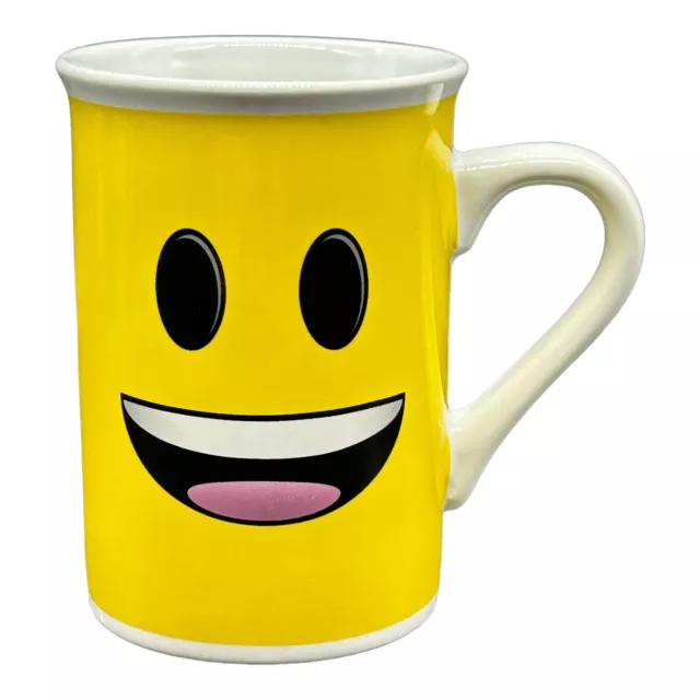 Smiley Face Emoji with Sunglasses Coffee Mug Double Sided Vintage MSRF Happy