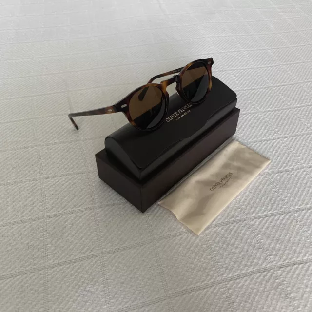 Oliver Peoples Sunglasses Gregory Peck OV5186 45 23 150 Tortoise, Brown Lenses