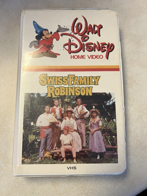 WALT DISNEY HOME Video Swiss Family Robinson (VHS Clamshell) - vintage ...