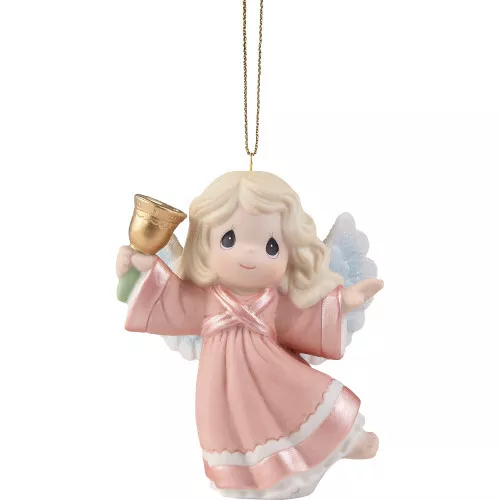 Precious Moments Ringing In Holiday Cheer 2022 12th Annual Angel Ornament 221045