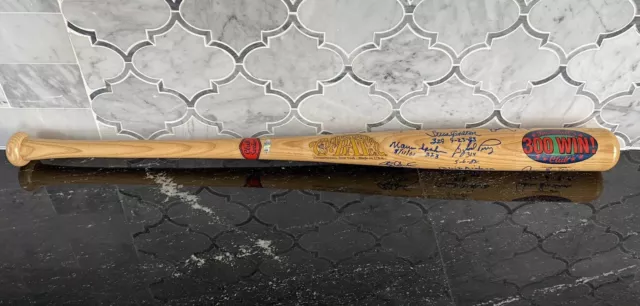300 Win Club Signed Bat Tom Seaver Nolan Ryan Warren Spahn R Clemens 9 Autos BAS