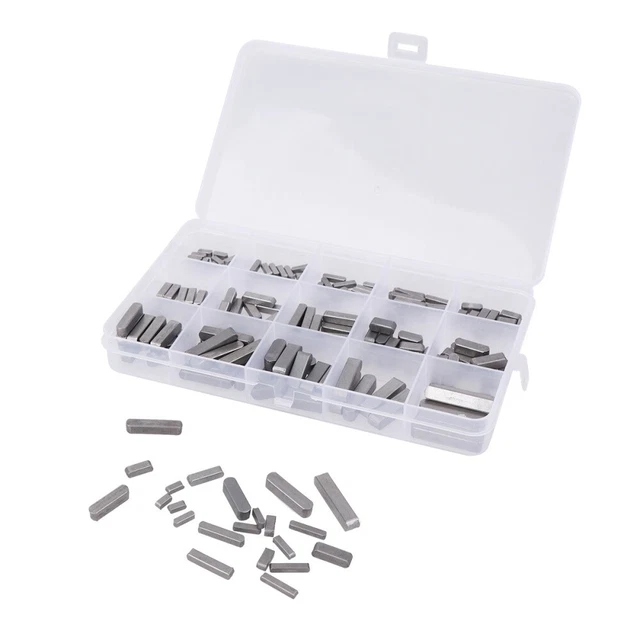 140 PCS CONNECTIVE Pin Drive Shaft Parallel Keys Round Ended Stock £15. ...