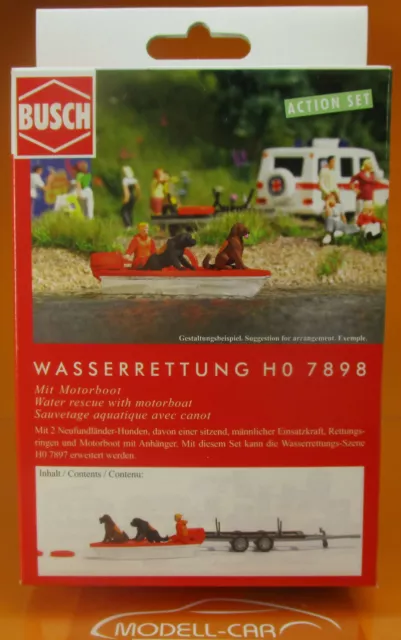 Busch 7898 Mini-Welt Wasserrettung Set 2 1:87