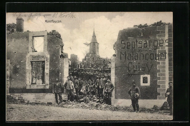 Carte Postale Ancienne Montfaucon - Vue Générale De Dunières (réf 585311)
