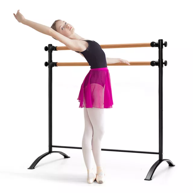 1.25M Portable Ballet Barre Freestanding Adjustable Dancing&Stretching Dance Bar