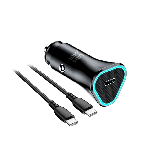 66W 6-Port USB C PD Autoladegerät – Schnellladestation Mit 1,5m Kabel Für Auto, Tablet & Dashcam