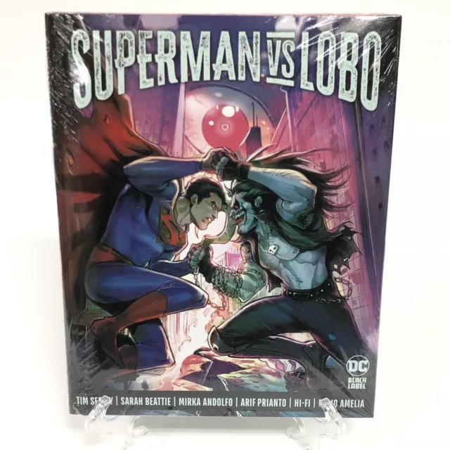 Superman vs Lobo New DC Comics Black Label HC Hardcover Sealed
