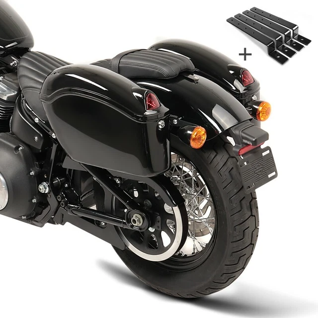 Sacoche Latérale Gauche 3L Pour Suzuki Intruder C1800 R/RT - Craftride Marron (Neuf)