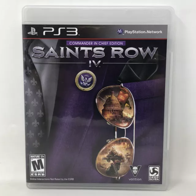 Saints Row IV: Commander in Chief Edition - PlayStation 3 PS3 w/ Manual