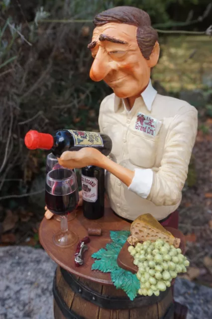 Fo85547 Figurine Metier L Amateur De Vin Caviste Forchino The Wine Lover Vigne