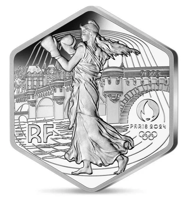 FRANCE 2 EURO 2023 Olympic Games Paris 2024 Sower Coincard Pink