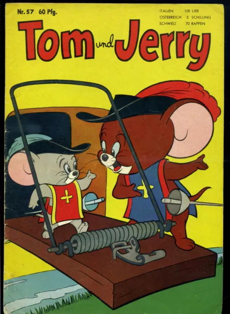 Tom und Jerry -- Neuer Tessloff Verlag -- Nr. 57 -- Mit beiden Sammelmarken --