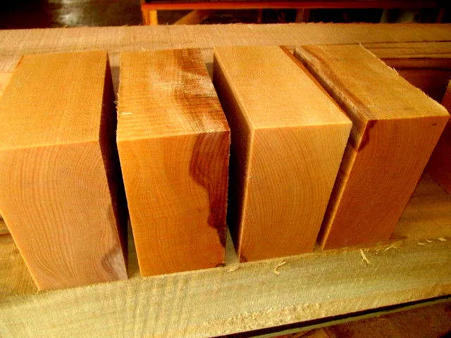 Four (4) Beautiful Beech Bowl Turning Blanks Lumber Wood Lathe Carve 6 X 6 X 3"