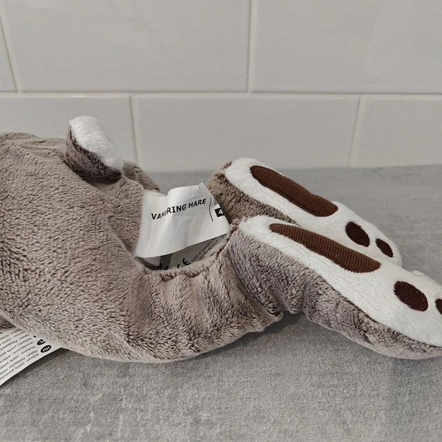 IKEA VANDRING HARE Easter Rabbit Bunny Grey Brown Plush Toy 16/7 ...