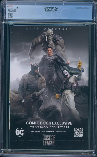 Catwoman #50 CGC 9.8 Batman Spawn 1 Variant DC 2022 1st Appearance of Tomcat 2