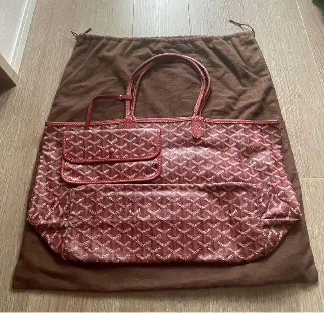 Bag It! - Goyard Pink Saint Louis Junior Tote. SUPER