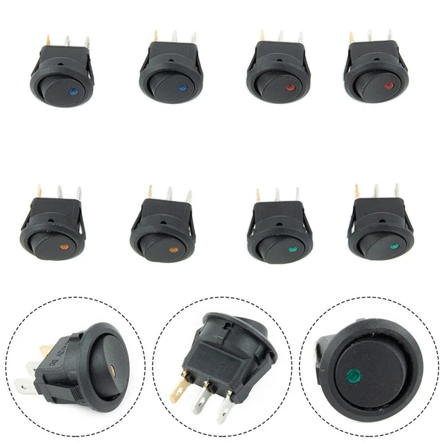 Interruttore ribaltabile camion barca durevole auto impermeabile button pratico ON/OFF