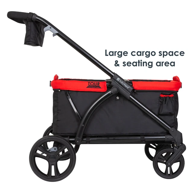 Tour 2-in-1 Stroller Wagon - Mars Red - Red New