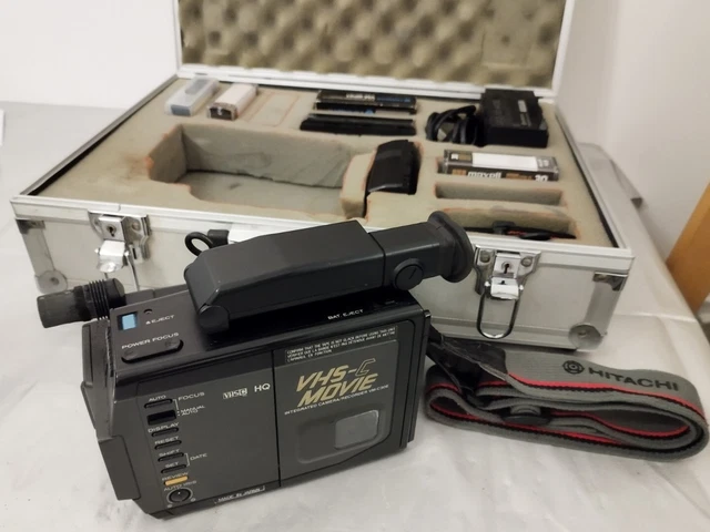 Vintage Hitachi VM C30E camcorder, circa.1987, VHS-C