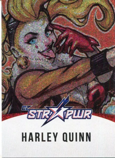 DC Comics Bombshells 2 Red STR PWR Chase Card ST02 Harley Quinn