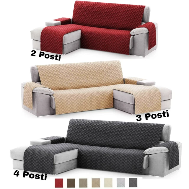 Copridivano Angolare Con Penisola Copridivano Angolare Elasticizzato Fantasia 1 2 3 4 Posti,B,2 - Foto 3