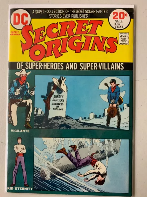 Secret Origins #4 Vigilante, Kid Eternity 6.0 (1973)