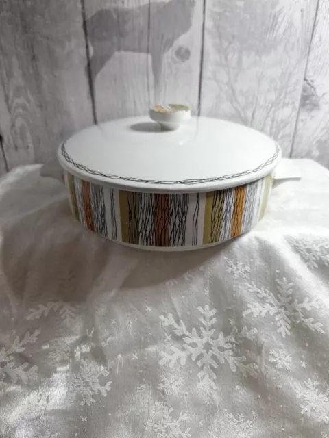 Vintage 1960's Midwinter Tureen Dish Sienna Pattern by Jessie Tait
