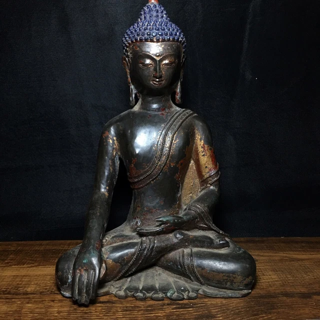 Chinese Exquisite Handmade Buddha Bronze Statue