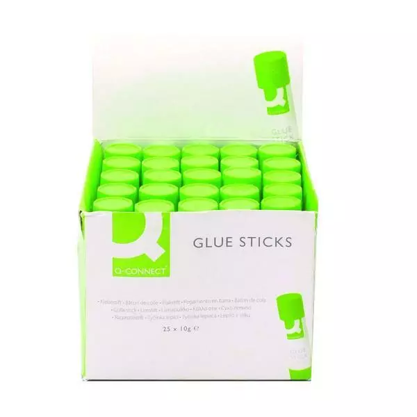 Pack of 25 Q-Connect Glue Stick 10g