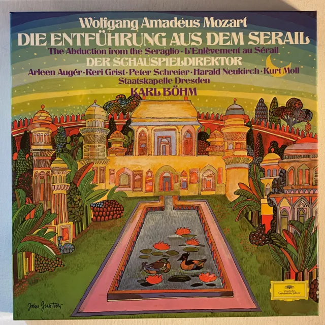 BOHM MOZART Die Entfuhrung Aus Dem Serail Mint 70s DG 3LP Box Set Pristine Vinyl