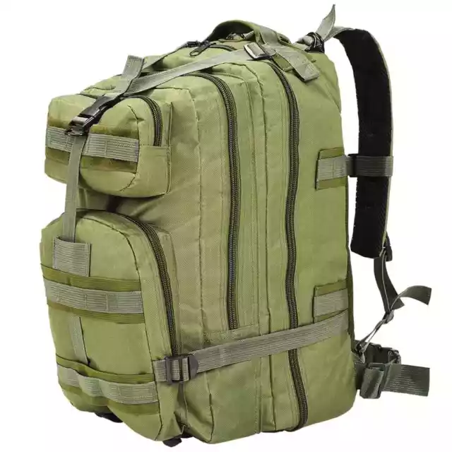 vidaXL Army-Style Backpack 50 L Olive Green