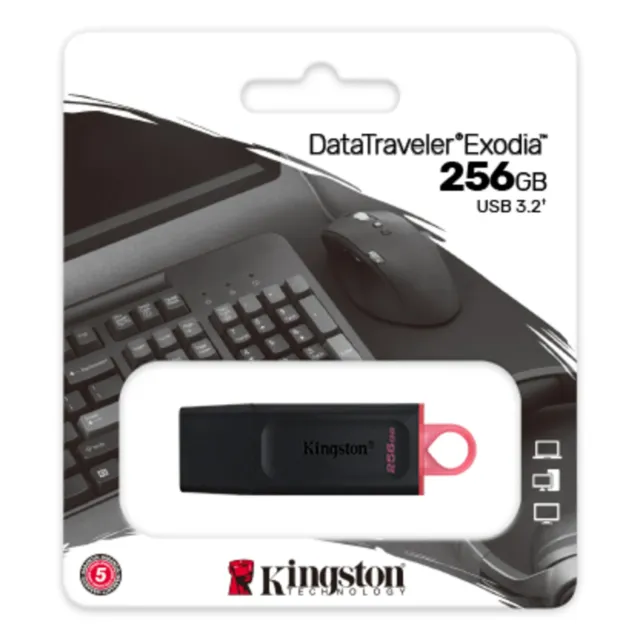 Kingston DataTraveler Exodia USB Flash Drive 32GB, 64GB, 128GB, 256GB