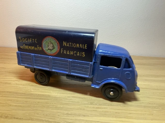JOUET ANCIEN DINKY TOYS France CAMION GMC BROCKWAY POSEUR DE PONT WW2