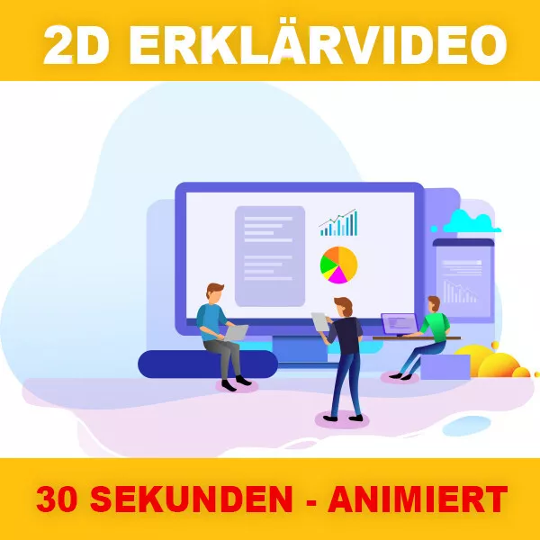 2D Erklärvideo, Länge 30 Sek, animiertes Video, Video Produktion, Erklärfilm