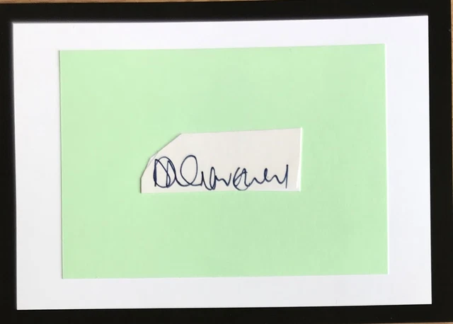 David Graveney English Cricketer   , Original Autograph on 6 x 4 Card