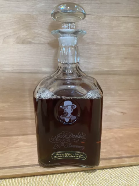 EMPTY Jack Daniels 125th Anniversary Decanter