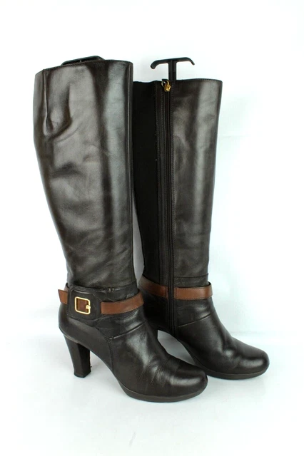 Geox Respira bottes cuir marron T 40 / UK 6.5 TRES BON ETAT