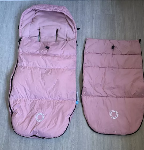 Bugaboo High Performance Soft Pink Footmuff Fits Donkey Buffalo Bee Fox Lynx