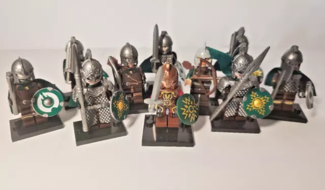 Lord Of The Rings minifigure - Rohan Army and Théode - LOTR Medieval Brick
