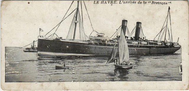 CPA AK Le Havre - L'Arrivee de la Bretagne SHIPS (1202970)