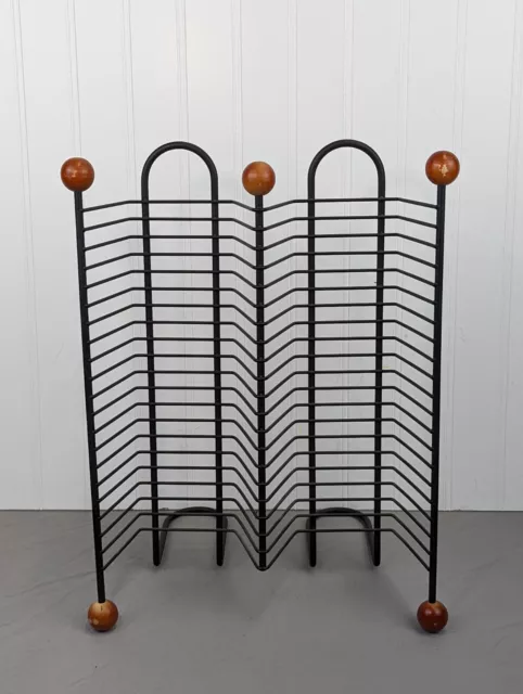 Double Metal Media Tower CD Rack Holder Stand Storage Display Holds 40 CD's