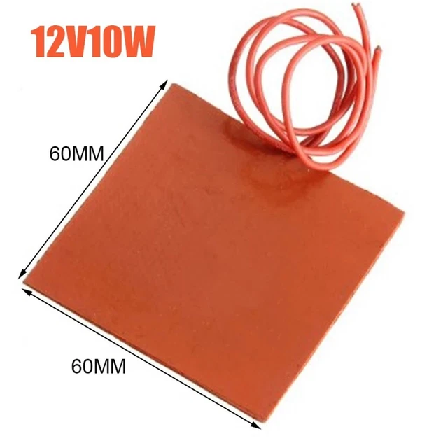 Gleichmäßige Temperatur Beheiztes Pad 10W 60*60 mm Quadratisch Heizung