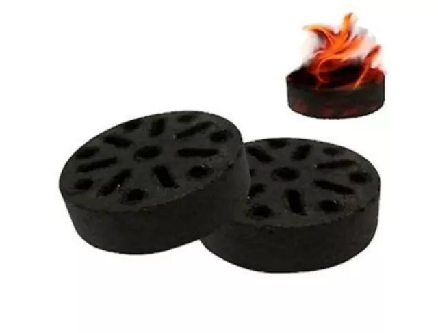 2x Quick BBQ Charcoal Briquettes allume Barbecue charbon Écologique