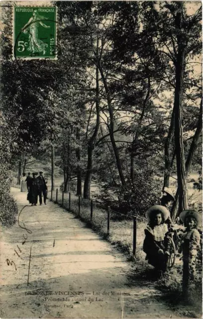 CPA AK PARIS 12th Bois de VINCENNES Lac Minimes Promenade around the Lake (672508)