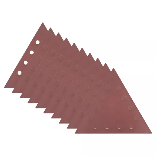 10 Piezas de Papel de Lija de 2240 Granos, Almohadilla de Lijado Triangular