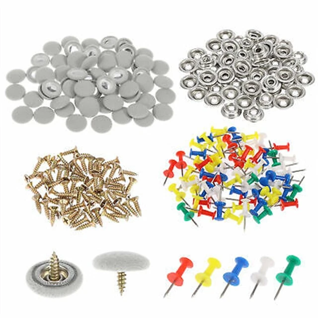 Kit De Réparation Toit De Voiture - 50 Boutons + Tournevis + Mètre - Pour Doublure Intérieure Affaissée (gris)