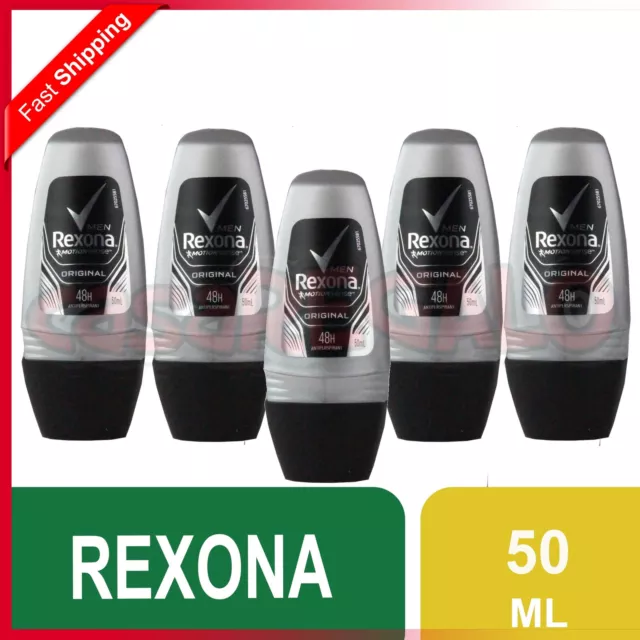 REXONA 50mL DEODORANT MEN ROLL ON MOTION SENSE ORIGINAL