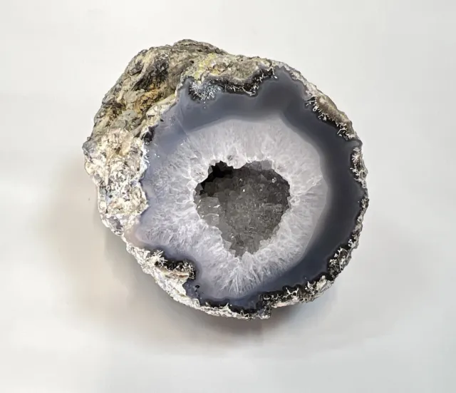 Große Achatdruse Achat Druse Quarz Naturbelassene Geode Edelstein 1704g
