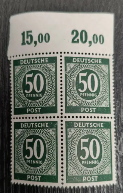 Alliierte Besetzung 1946 Mi. Nr.  932 Postfrisch  4er Block