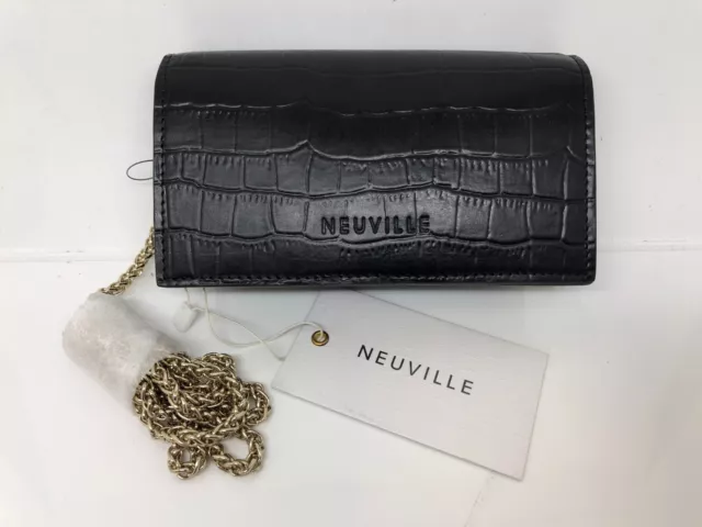 Sac-Pochette Femme NEUVILLE Modèle NOCHE Couleur Noir Neuf !!!